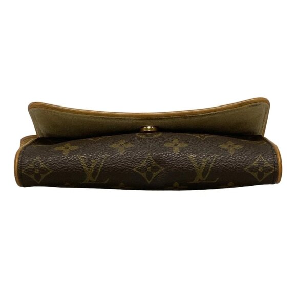 LOUIS VUITTON Pochette Twin PM Dark Brown Monogram Shoulder Bag 343-052525 - Picture 5 of 11